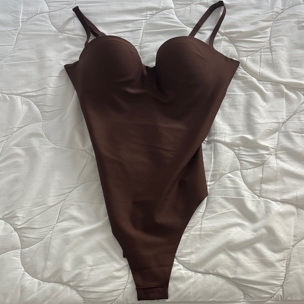 Skims NWOT Brown Bodysuit